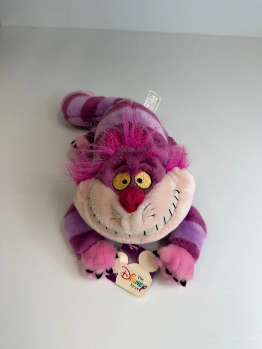 Disney Store Cheshire Cat Smile Plush Stuffed Toy Collect Work Party Core Ne